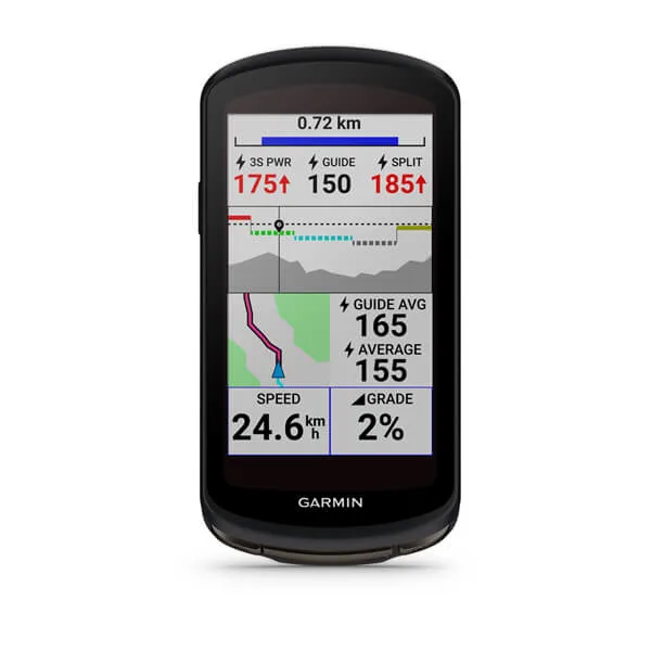 Garmin GPS de vélo Solar Noir