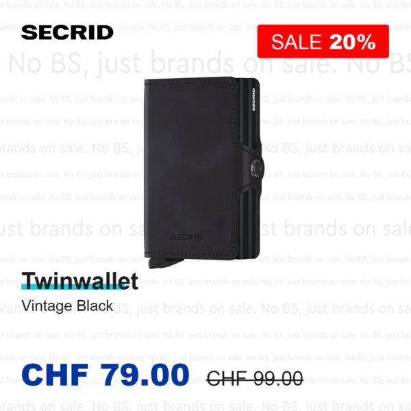 Secrid Twinwallet Vintage Black