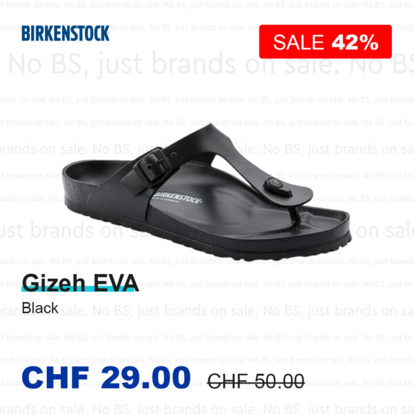 Sandales Birkenstock Gizeh EVA Black