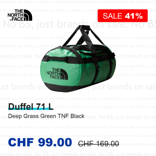 Sac The North Face Base Camp Duffel 71 L Deep Grass Green TNF Black