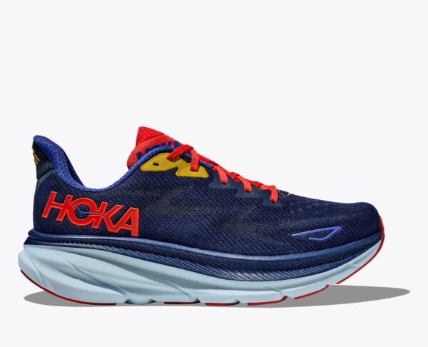 Chaussures Hoka One One M Clifton 9 Bellwether Blue Dazzling Blue