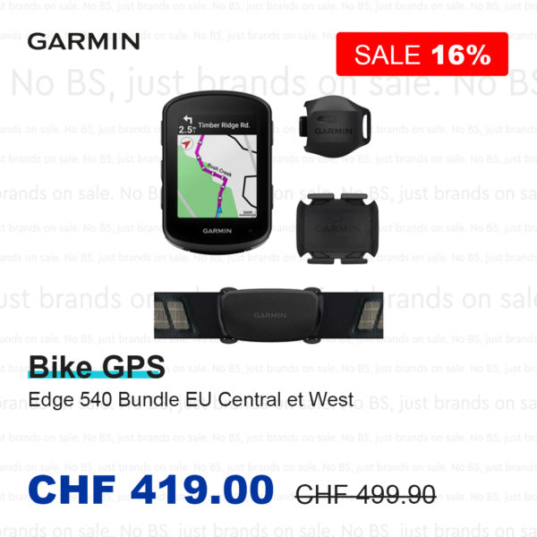 Garmin Bike GPS Edge 540 Bundle EU Central und West