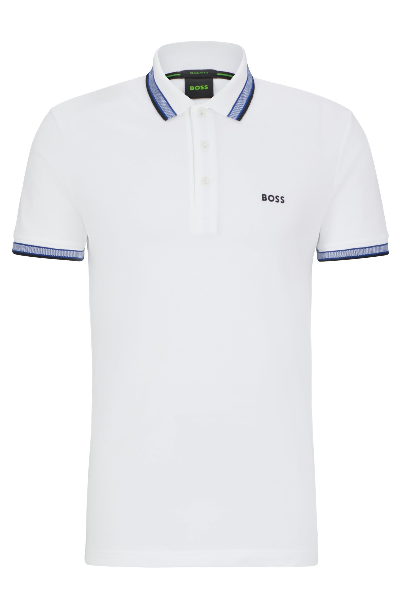 Hugo Boss Poloshirt Blanc Bleu
