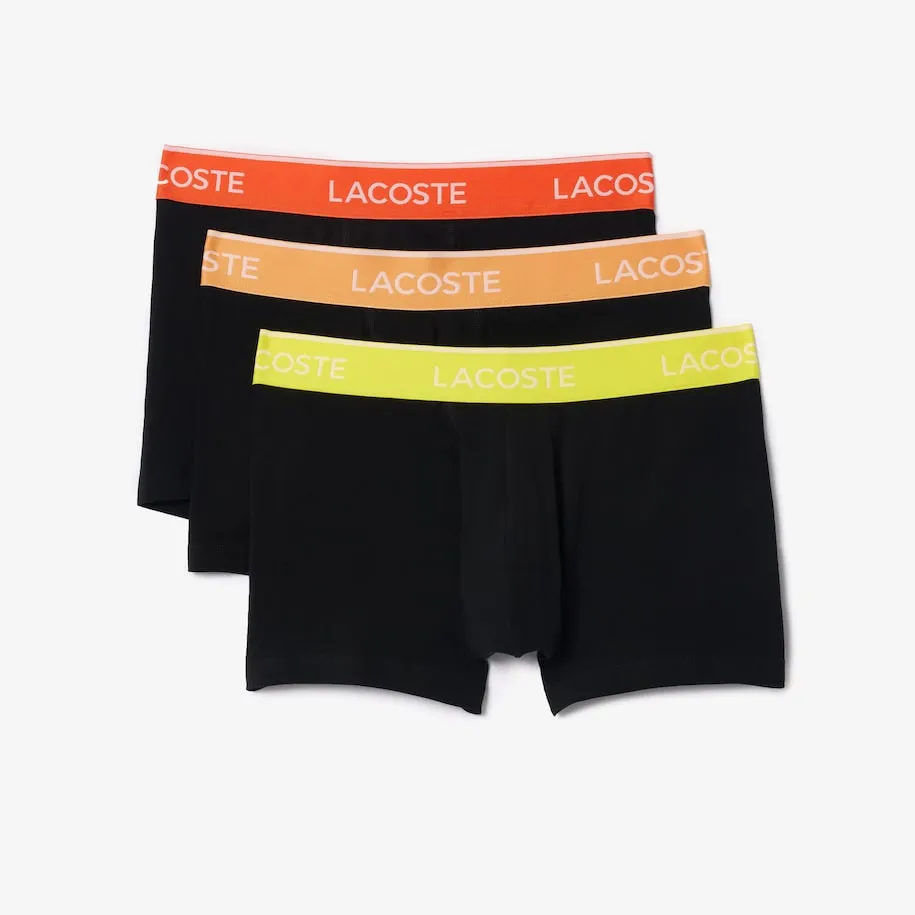 Boxers Lacoste Pack de 3 Noir/Pasteque-Ananas-Etincelle