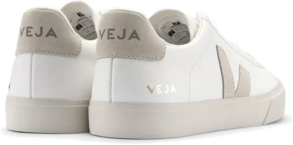 Chaussure Veja Campo Extra White Natural Suede Hommes - Veja Campo Extra White Natural Suede Herren