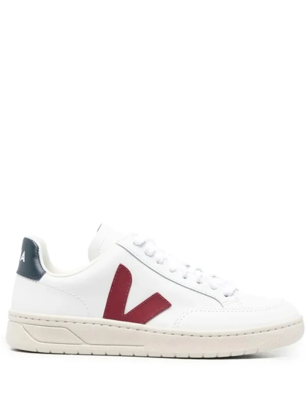 Chaussure Veja V-12 Extra White Marsala Nautico Femmes - Veja V-12 Extra White Marsala Nautico Herren