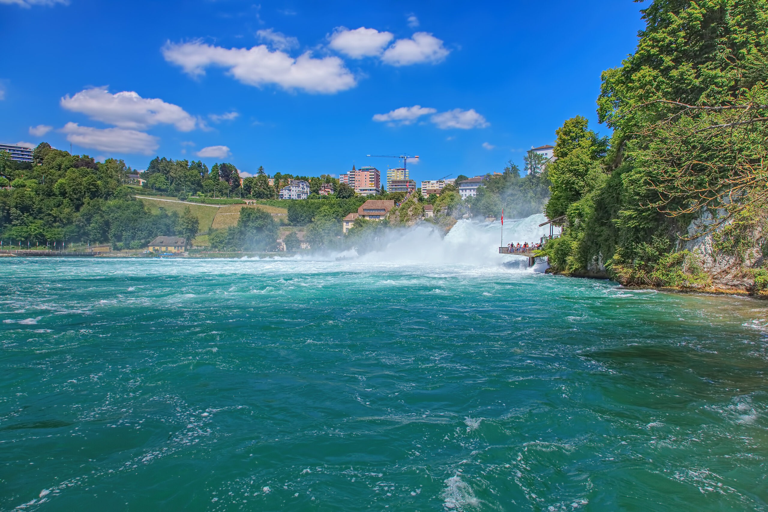 Besuche die Schweiz: Rheinfall