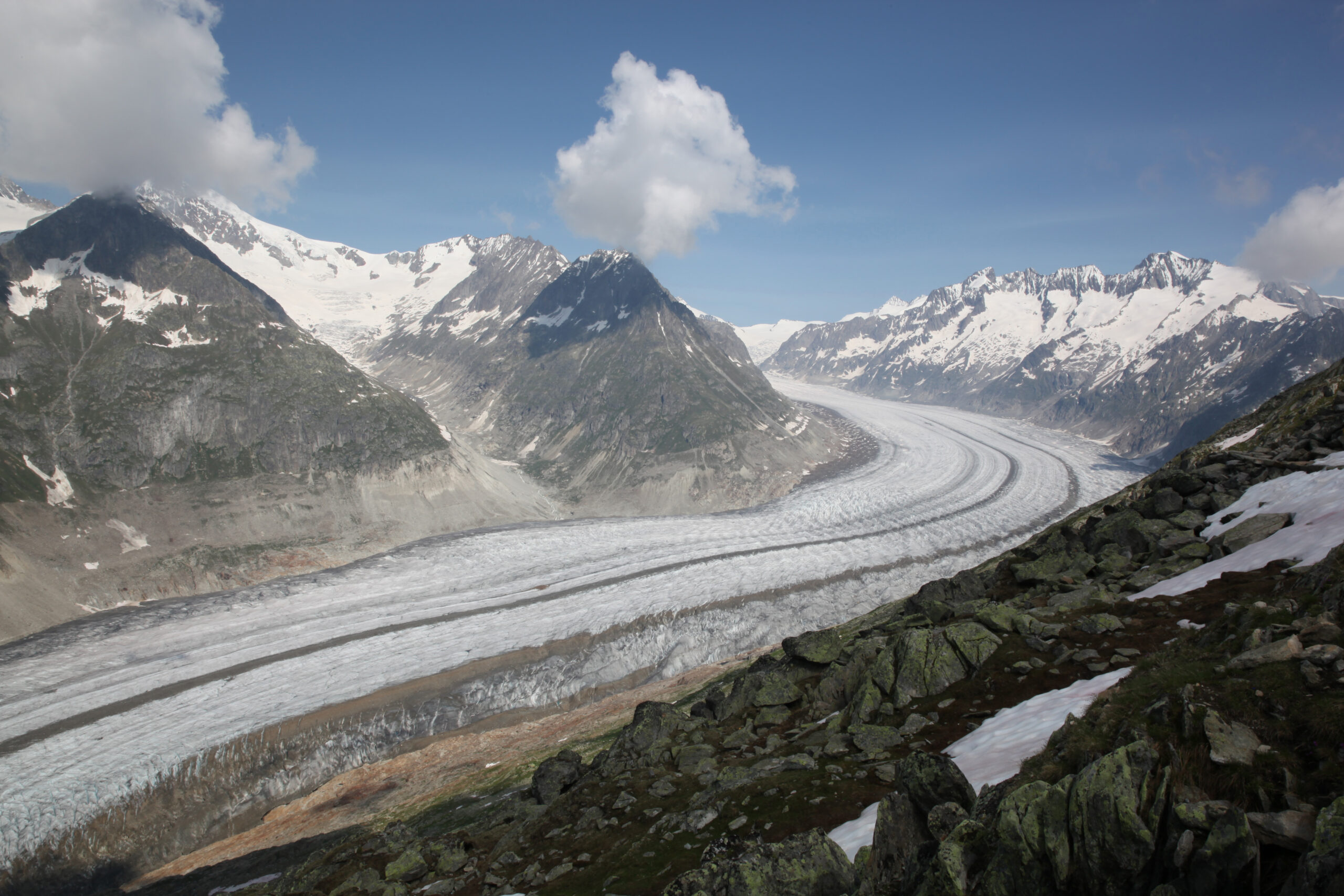 Besuche die Schweiz: Aletschgletscher