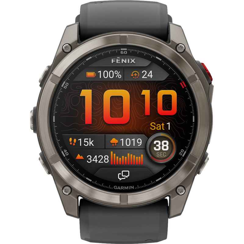 Smartwatch Garmin Fenix 8 Pro LTE AMOLED Sapphire graphite Noir 51mm
